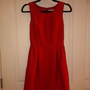 Red JCrew Jumper Dress